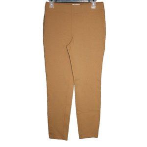 Max Studio Women's Casual Pants Size M Medium Camel Brown Pull On Thick Leggings